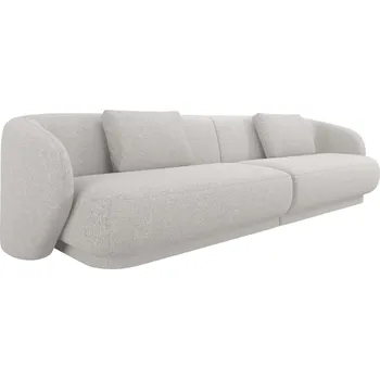 Pohovka Cosmopolitan Design Světle šedá čalouněná čtyřmístná pohovka Camden 304 cm