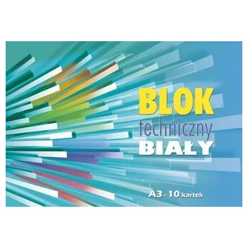 Set školních potřeb Blok techniczny A3 biały 10 kartek 10szt/opak
