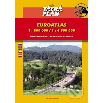 Autoatlas Európa 1:800 000 /1:4 500 000 - TATRAPLAN TATRAPLAN