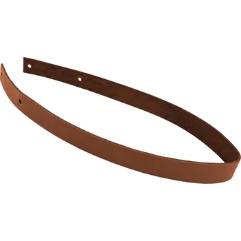 Pro Háčkování Kožený popruh 62 cm šířka 2 cm hnědý