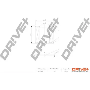 Olejový filtr Olejový filtr Dr!ve+ DP1110.11.0070