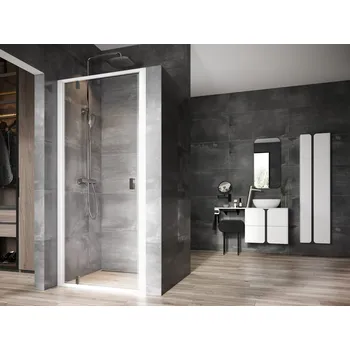 Sprchové dveře Ravak Sprchový kout NDOP1 90, bílá/chrom+transparent