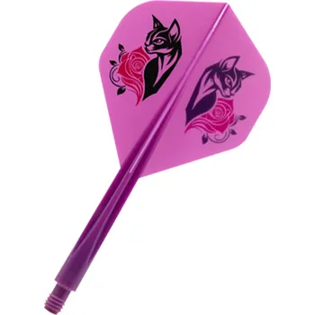 Příslušenství pro šipky Letky Condor Axe Standard No2 Black Cat Purple Velikost: Standard, Délka: L
