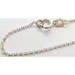 Klenoty Budín Přívěskový zlatý řetízek z bílého zlata ANKER 585/1,63gr 50cm HK6265 (Klenoty Budín Přívěskový zlatý řetízek z bílého zlata ANKER 585/1,63gr 50cm HK6265)