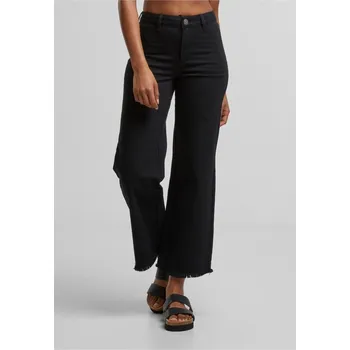 Pánské kalhoty Ladies Relaxed Straight Fit Denim - olive 36