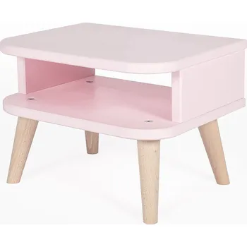 Noční stolek Noční stolek NELL- pudrově růžový