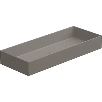 Umyvadlo na desku Zenith FS 100 keramické, cashmere matné, 100x40 cm, ZELAVFS100030