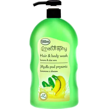 Sprchový gel Pro-Tech shop Sprchový gel a šampon 2v1 banán a aloe vera Naturaphy 1000ml 30085&nbsp;5908311416952