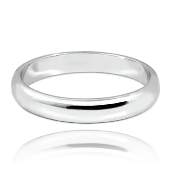 Prsten MINET+ Stříbrný snubní prsten 4 mm - vel. 58 JMAN0447SR58