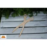 Dřevěné nůžky grilovací