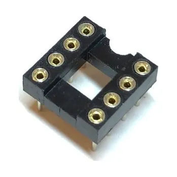 Objímka na žárovku Patice DIP8 precizní