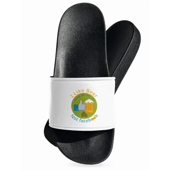 Pánské pantofle Bastard I like beer pantofle White