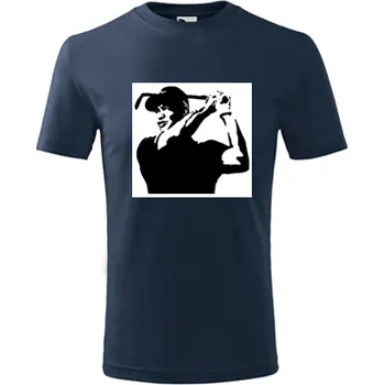 Chlapecké tričko Tmavě modré dětské tričko Tiger Woods 2 - barva tmavě modrá - velikost 12let