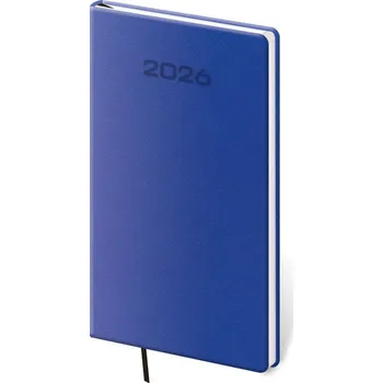 Diář Diář 2026 týdenní kapesní A5 Soft - modrá