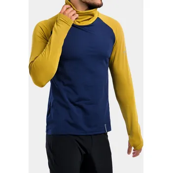 Pánská mikina Mikina bez kapuce Sensor Thermo Sweatshirt - blue/mustard