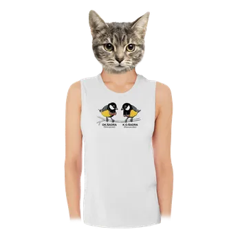 Bastard Koňadra dámské tílko volné White