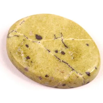 Korálek Kabošon Atlantasite č.1917 (32x23x6mm)