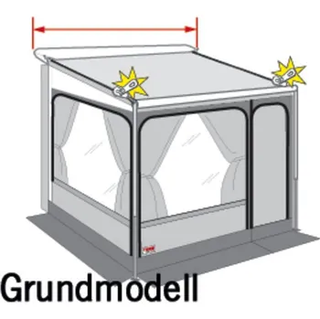 Markýza Fiamma Privacy CaravanStore ZIP – základní model