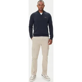 Pánský svetr Aeronautica Militare Svetr 252MA1578UL00506 Tmavomodrá Regular Fit M