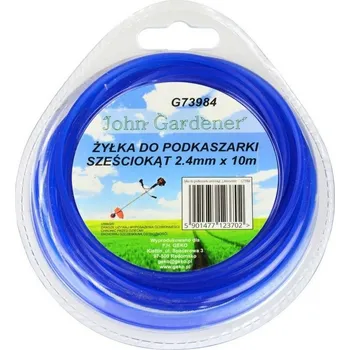 Struna do sekačky GEKO G73985 Struna do sekačky modrá, 2,4mm, 10m, hvězdivocý profil, nylon