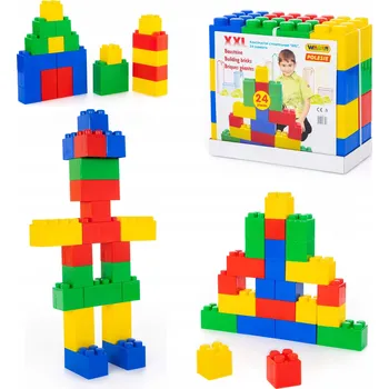 ostatní stavebnice Stavební Stavebnice Polesie Poland XXL 24 dílů 37503