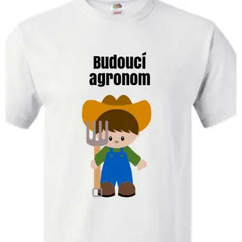 Pánské tričko Tričko Pro nejmenší | Dětské tričko Budoucí agronom