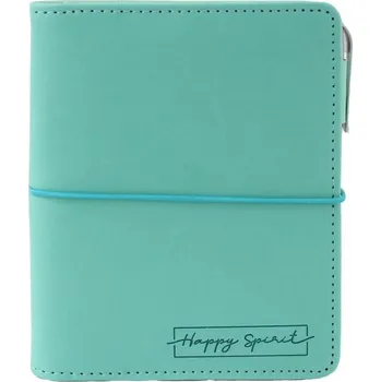 Diář Diář: Tyrkysový kroužkový S s vyměnitelným kalendáriem