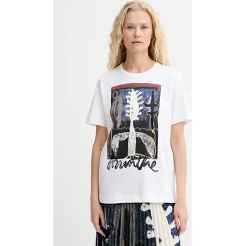 Dámské tričko Bavlněné tričko MUNTHE LACK 253110025360 bílá 00X, vel. 38