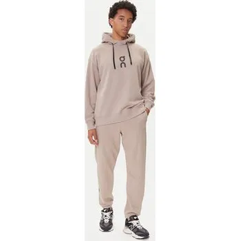 Pánská mikina On Mikina Club Hoodie 1ME1003 Béžová Relaxed Fit S