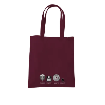 Nákupní taška Bastard Trilobite taška Burgundy