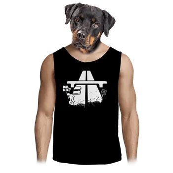 Pánské tílko Bastard Dál nic pánské tílko Black