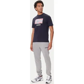 Pánské tričko Napapijri T-Shirt S-Drapeau Ss NP0A891K Tmavomodrá Regular Fit XXL