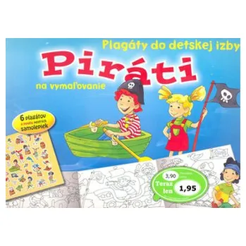 První čtění Piráti Plagáty do detskej izby na vymažovanie