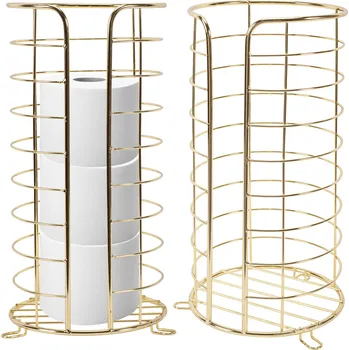 Stojan na toaletní papír REA ROLAND zlatý 37 cm