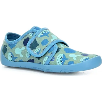 Dívčí bačkory Affenzahn Slipper Cotton Movy Shark barefoot tenisky Velikost boty (EU): 30, Vnitřní délka boty: 197, Vnitřní šířka boty: 75