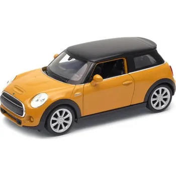 Výuková hračka Welly - New Mini Hatch model 1:34 krémový