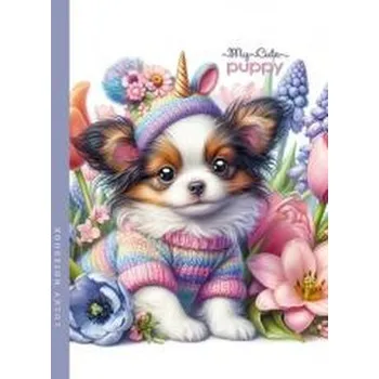 Set školních potřeb Notatnik 143x200 48K gładki Piesek