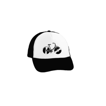 Kšiltovka Bastard Gramofonové kolo kšiltovka truckerka Black cap