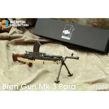 Doplněk k figurce Zbraň pro 1/6 figurky Bren Gun MK3 Para Version Short Barrel (Black)