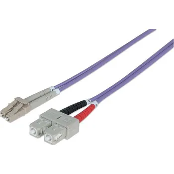 Síťový kabel Patchcord INTELLINET SC/UPC-LC/UPC Duplex Multi Mode 2 m