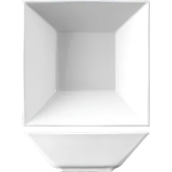 Suisse Langenthal | Mísa hranatá, bílá, 22,9x22,9 cm, Actual