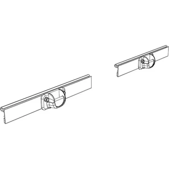Příslušenství ke střešnímu nosiči Thule Mounting Rail for Carvan Rail 2x 16cm