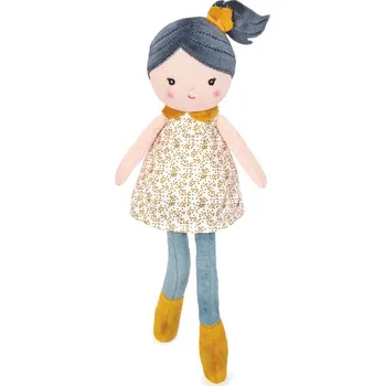 Výuková hračka Doudou Jolijou Panenka Lize 25 cm žlutá