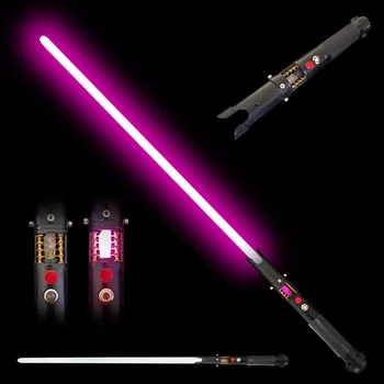 Replika zbraně Chladné Zbraně Světelný meč "MACE WINDU" Plně kontaktní s unikátním krystalem!