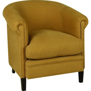 Křeslo Solenzara Čalouněné křeslo Vincent Club Chair NC-716 Látkové čelounění: TC-071, Povrchová úprava nohou: Graywash L.Oak P815A