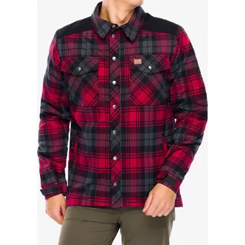 Pánská košile Zateplené tričko Helikon-Tex Winter Warden Shirt - slate crimson plaid