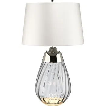 Lampička Elstead Lighting Lena stolní lampa 1x60 W satén LENA-TL-S-SMOKE-OWSS