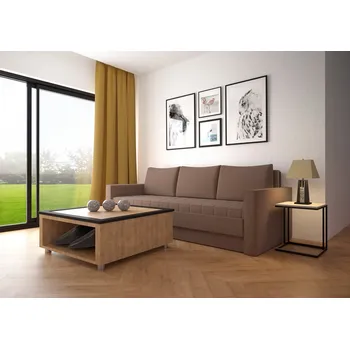 Pohovka Timea 90x200 cm hnědá 90x200 cm hnědá