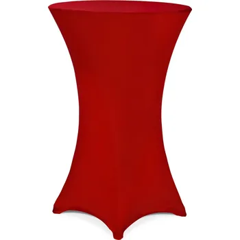 Jídelní stůl Potah na barový stůl Ø60cm | bordový