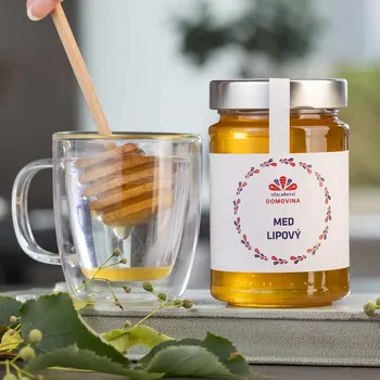 Včelařství Domovina Med lipový Hmotnost: 400 g